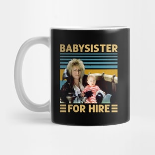 Jareth Goblin King Babysister For Hire Mug